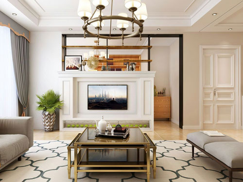 湖畔佳苑150平米現(xiàn)代美式裝修效果圖 湖畔佳苑150平米現(xiàn)代美式裝修效果圖