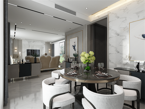世茂·珺悅府550平米簡歐風格效果圖 世茂·珺悅府550平米簡歐風格效果圖