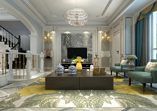海亮國際256平米歐式風格效果圖 海亮國際256平米歐式風格效果圖
