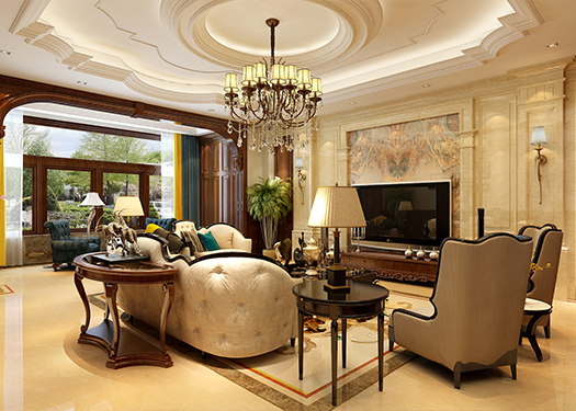 京能天下川380平米美式風格效果圖 京能天下川380平米美式風格效果圖