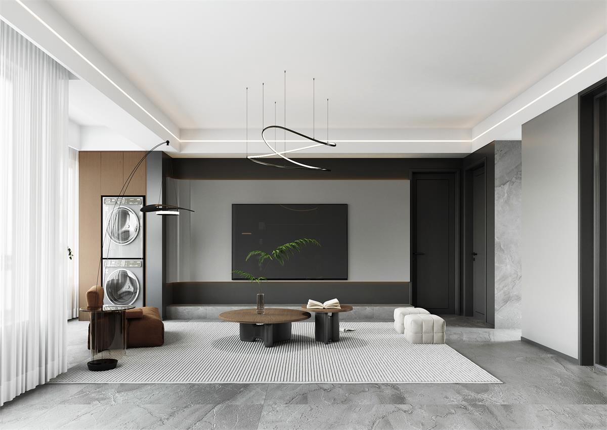 國府壹號| 驚艷！147㎡黑色簡約家，又A又颯高級感直接拉滿