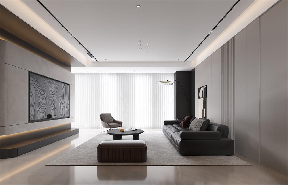 中海華樾133㎡ | 看不膩的「黑白極簡」王炸組合！高級(jí)感原地封神！