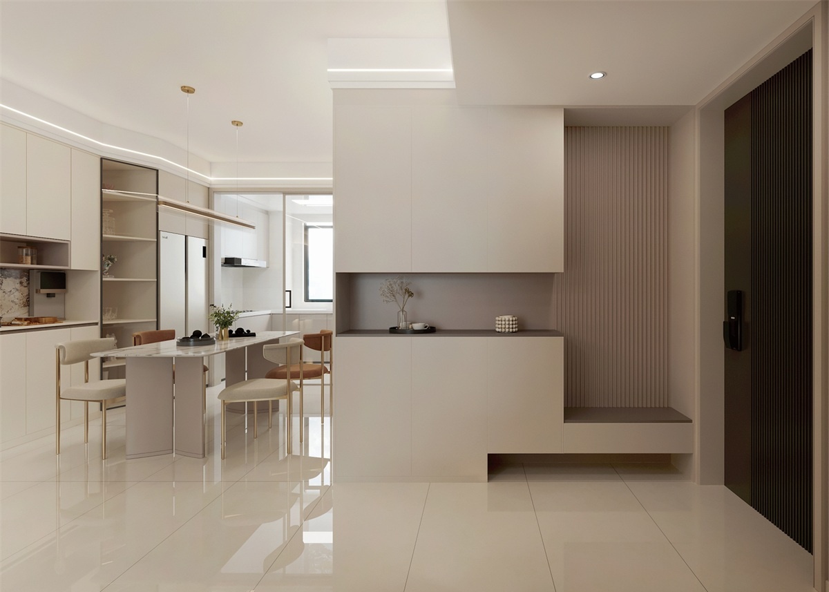 中海河山郡 | 聽(tīng)勸！裝修少看點(diǎn)網(wǎng)紅設(shè)計(jì)，119㎡簡(jiǎn)約風(fēng)小家溫馨又耐看！