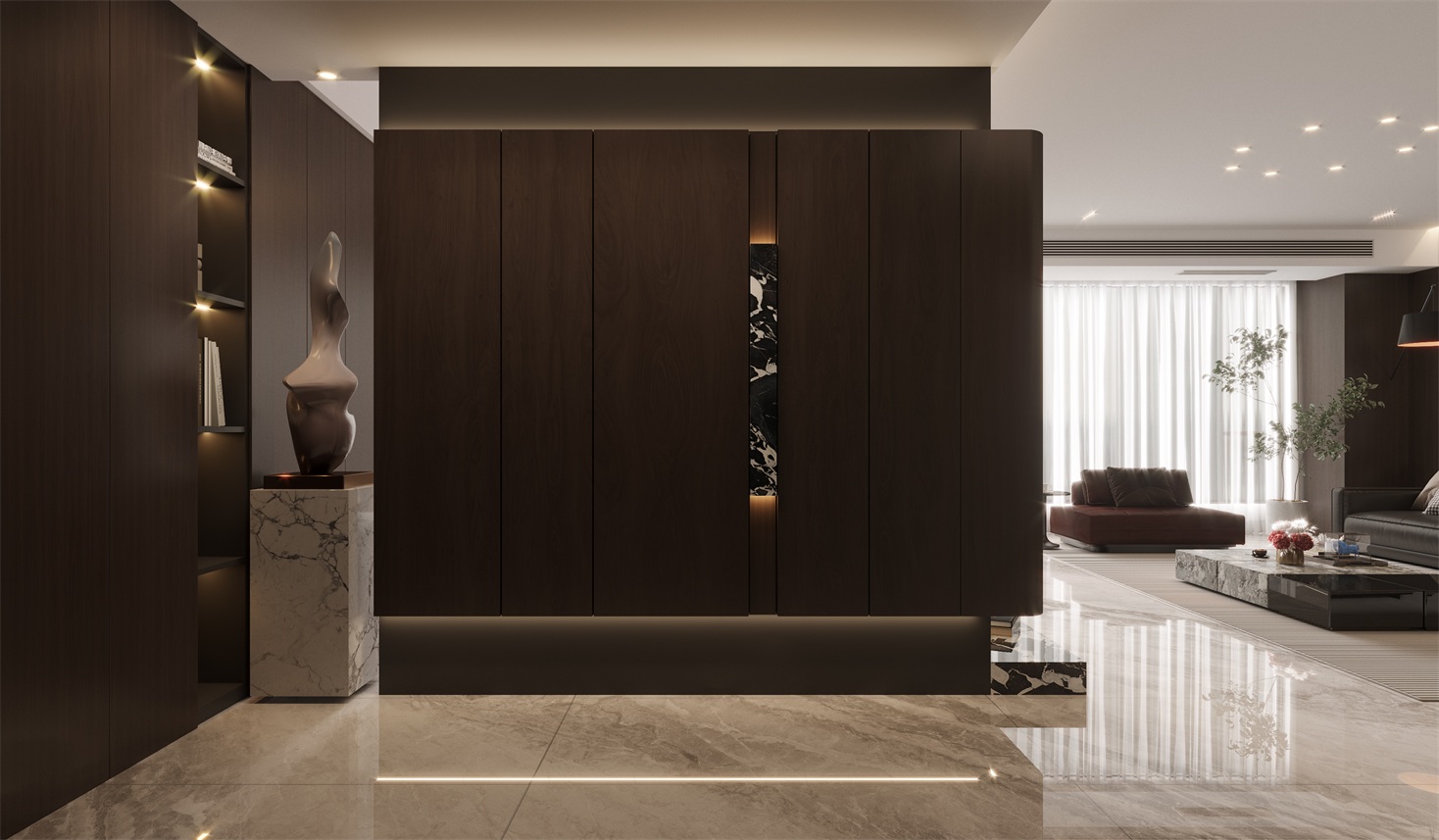 中海海樾133㎡ | 意式極簡風(fēng)又殺回來了！這高級(jí)感我真拒絕不了~