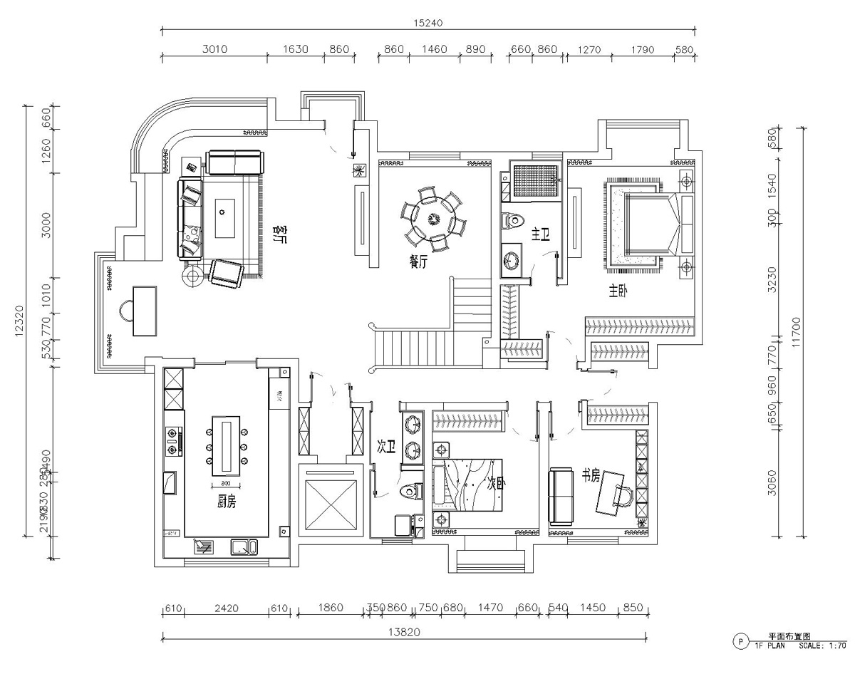 一樓平面布置圖